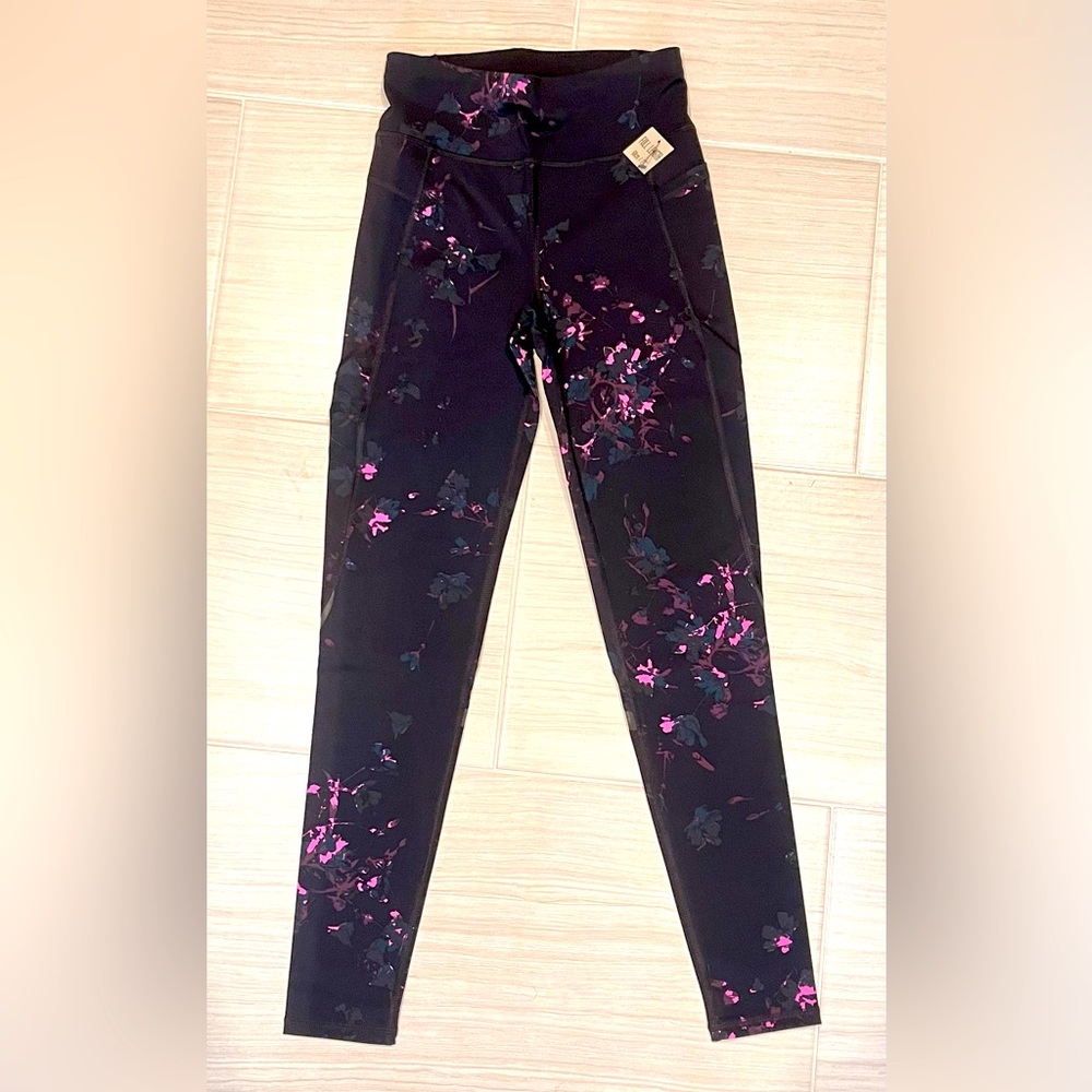 Sweaty Betty - Zero Gravity High Waisted Running Leggings (Black Daisy) — NEW
